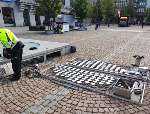 Lahden kauppatori valaistusratkaisu