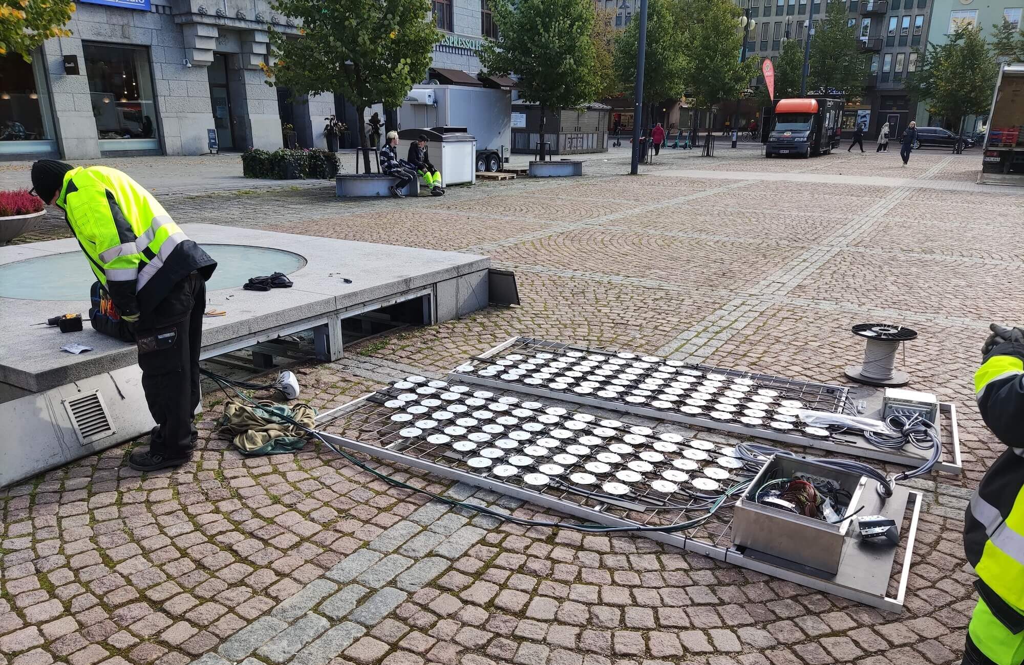 Lahden kauppatori valaistusratkaisu